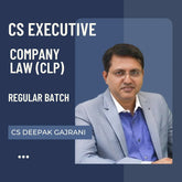 CS Executive Company law (CLP) | Regular Batch by CS Deepak Gajrani | For Dec 25 Exams